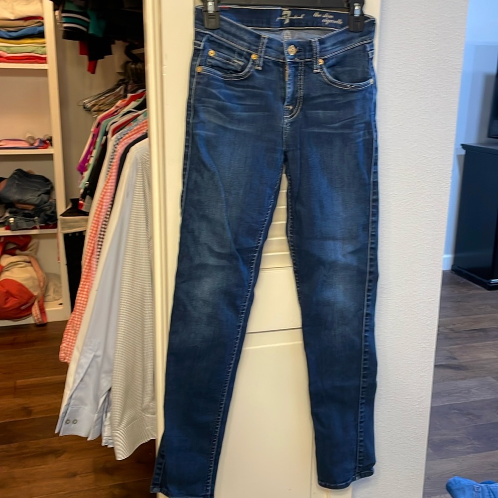 7 For All Mankind jeans. Size. 25. the Slim Cigarette. Great condition.